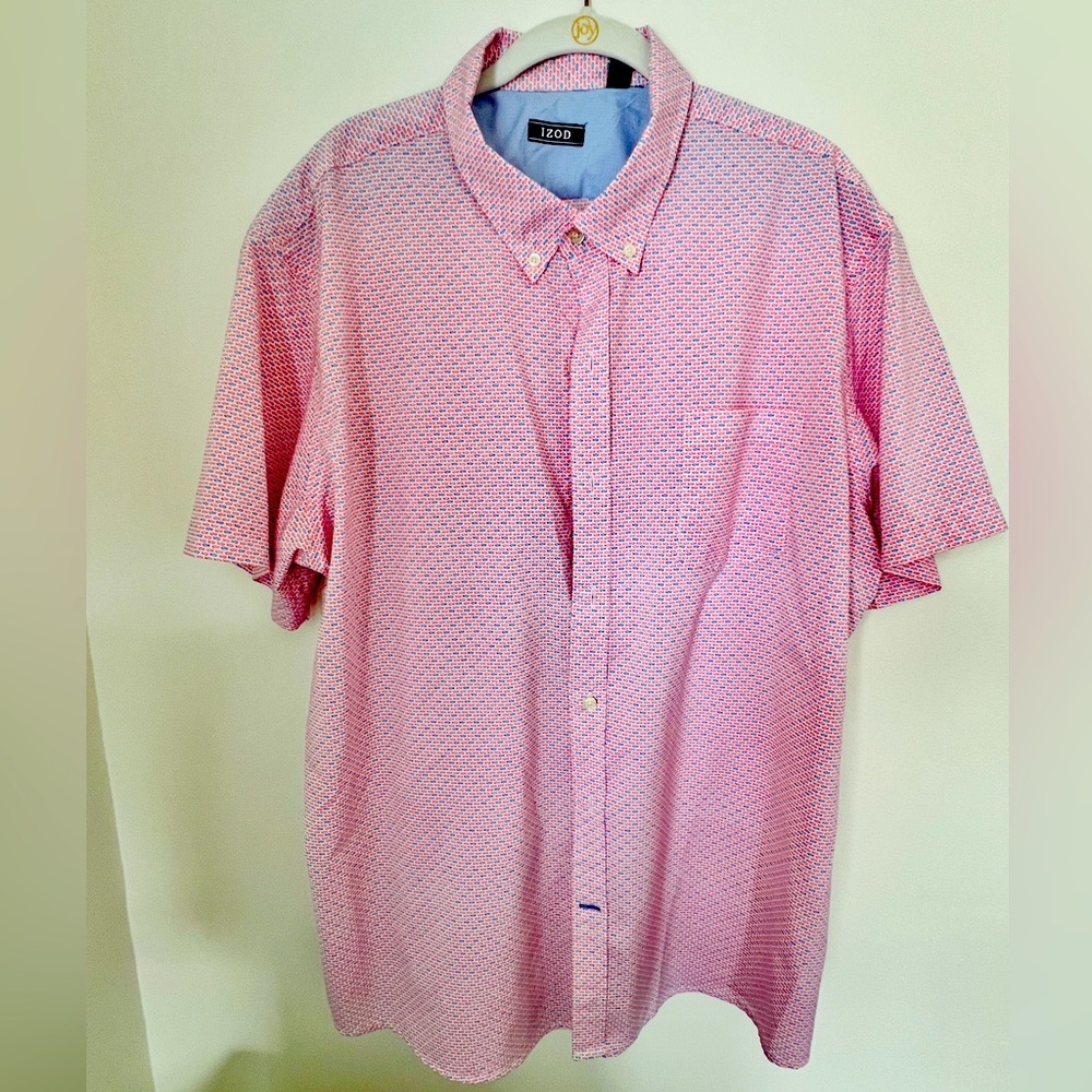 Men’s Izod Short-Sleeve Button-down Shirt